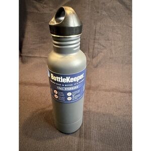 Open Box BOTTLE KEEPER 12 oz. Insulated Beer Bottle Drink Holder Standard Steel